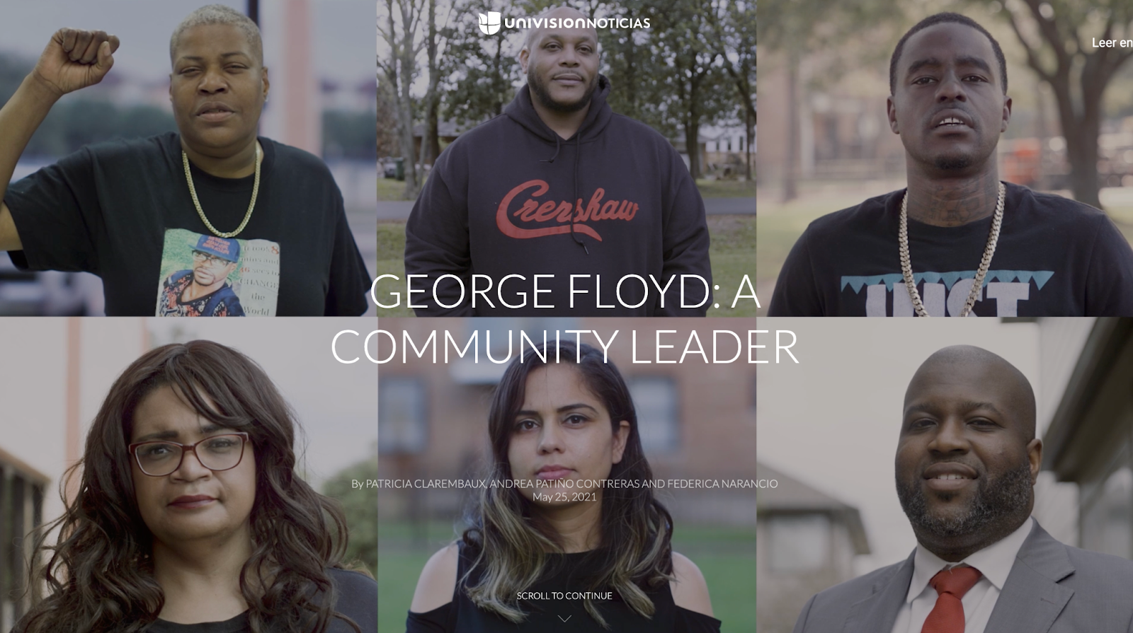 George Floyd: a community leader